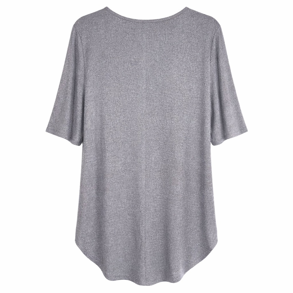 NWT Torrid Grey Sparkle Hacci Tunic sz 3X - Picture 2 of 5